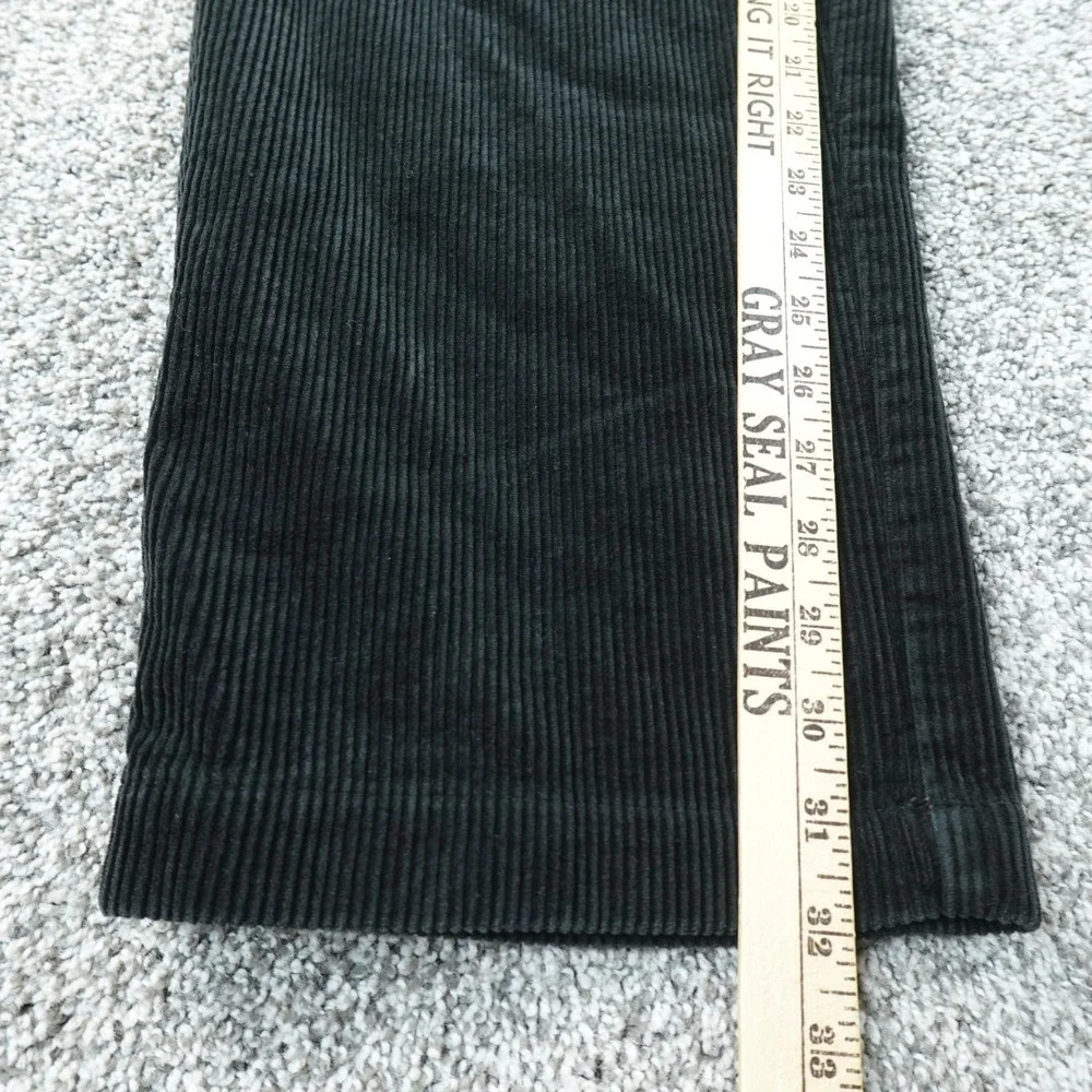 VTG Ralph Lauren‎ Pants Mens 35X32 Black Corduroy Andrew Chino Trouser Pleated